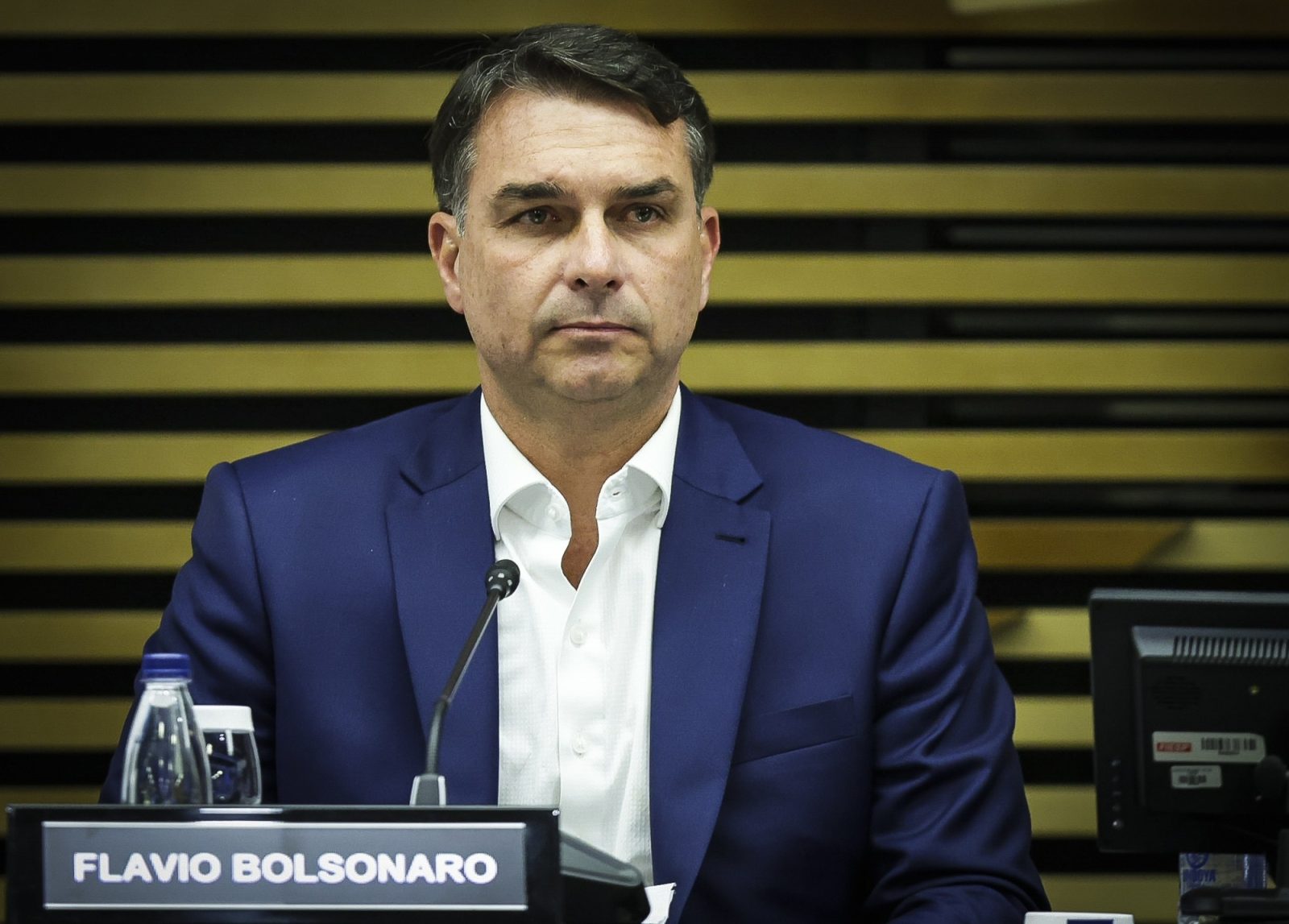 Senador Flávio Bolsonaro, candidato à Presidência pelo PL
