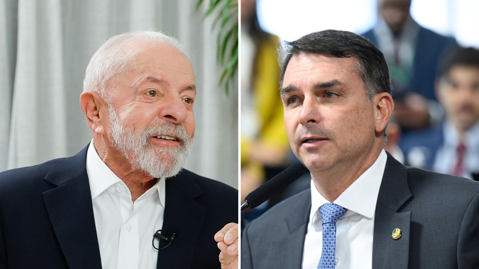 Imagem de Lula tem 50,55% e Flávio Bolsonaro aparece com 25,15% na Bahia, aponta pesquisa Séculus/CBN Salvador