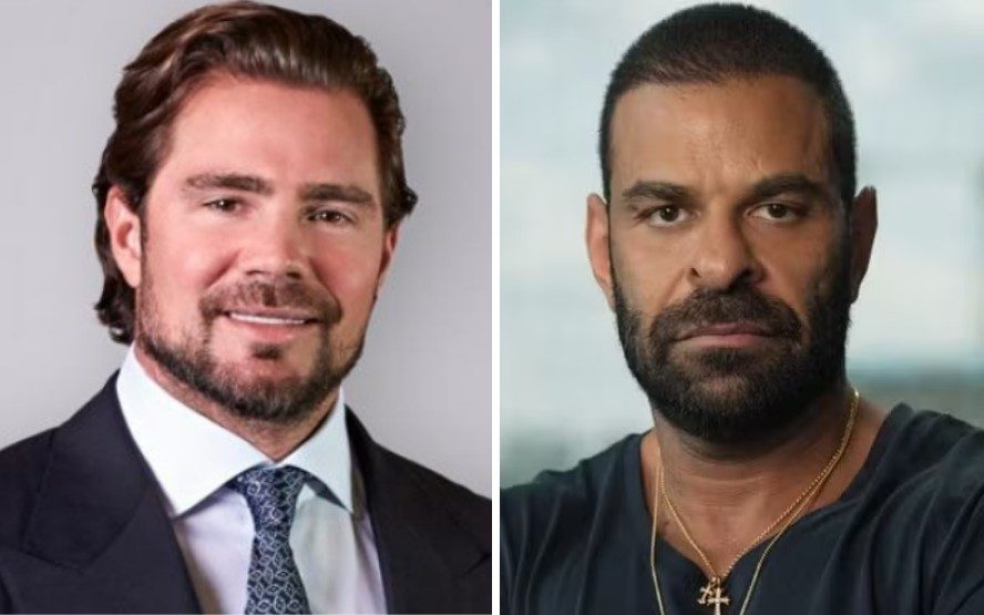 Daniel Vorcaro, dono do Banco Master, e o cunhado, Fabiano Zettel