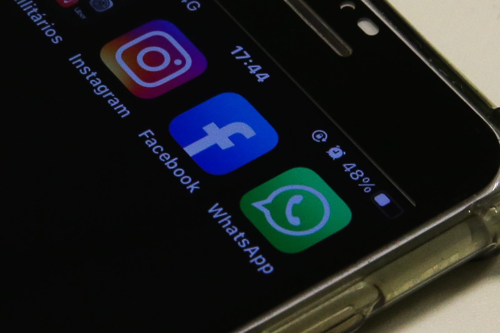 Facebook, Instagram e WhatsApp são redes sociais da Meta