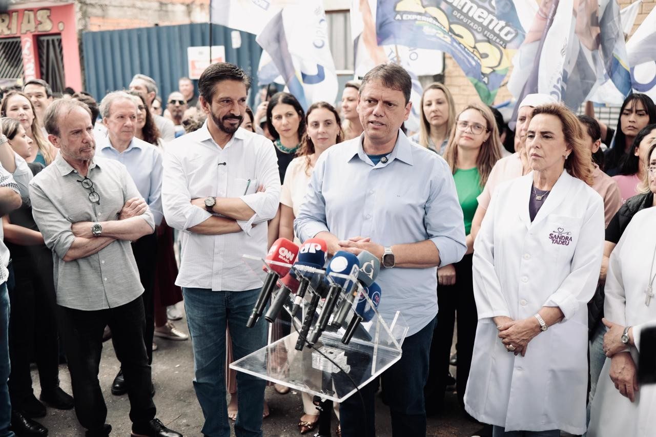 Tarcísio de Freitas, governador e candidato à reeleição pelo Republicanos em SP