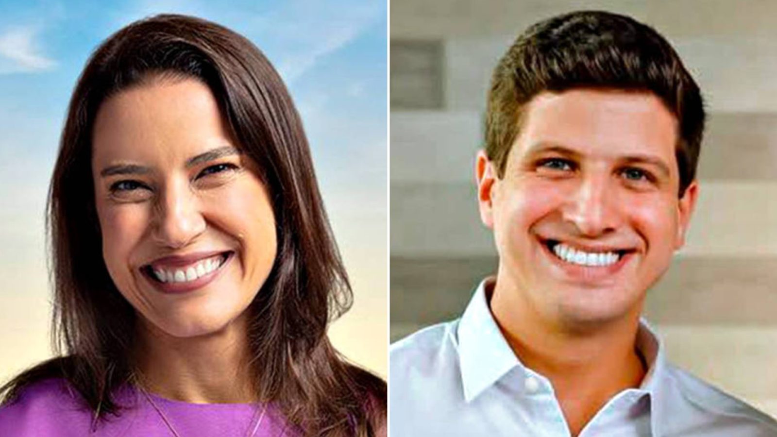 Raquel Lyra (PSD) e João Campos (PSB) concorrem ao governo de Pernambuco