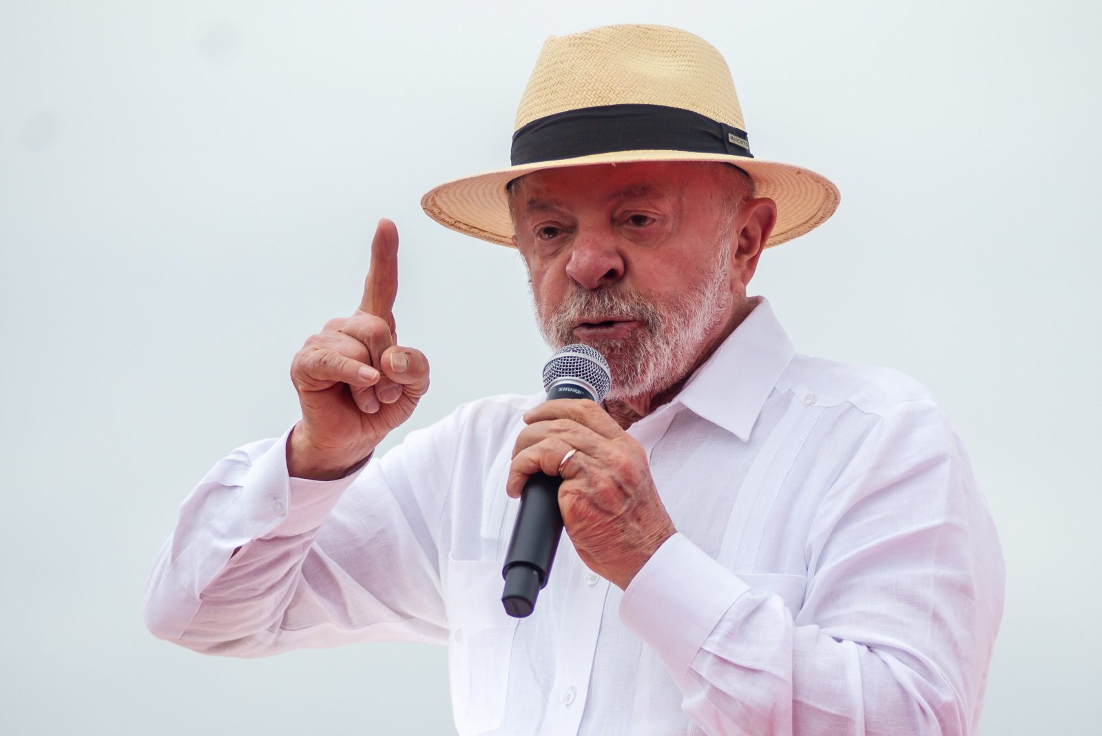 Presidente Lula, candidato à reeleição pelo PT