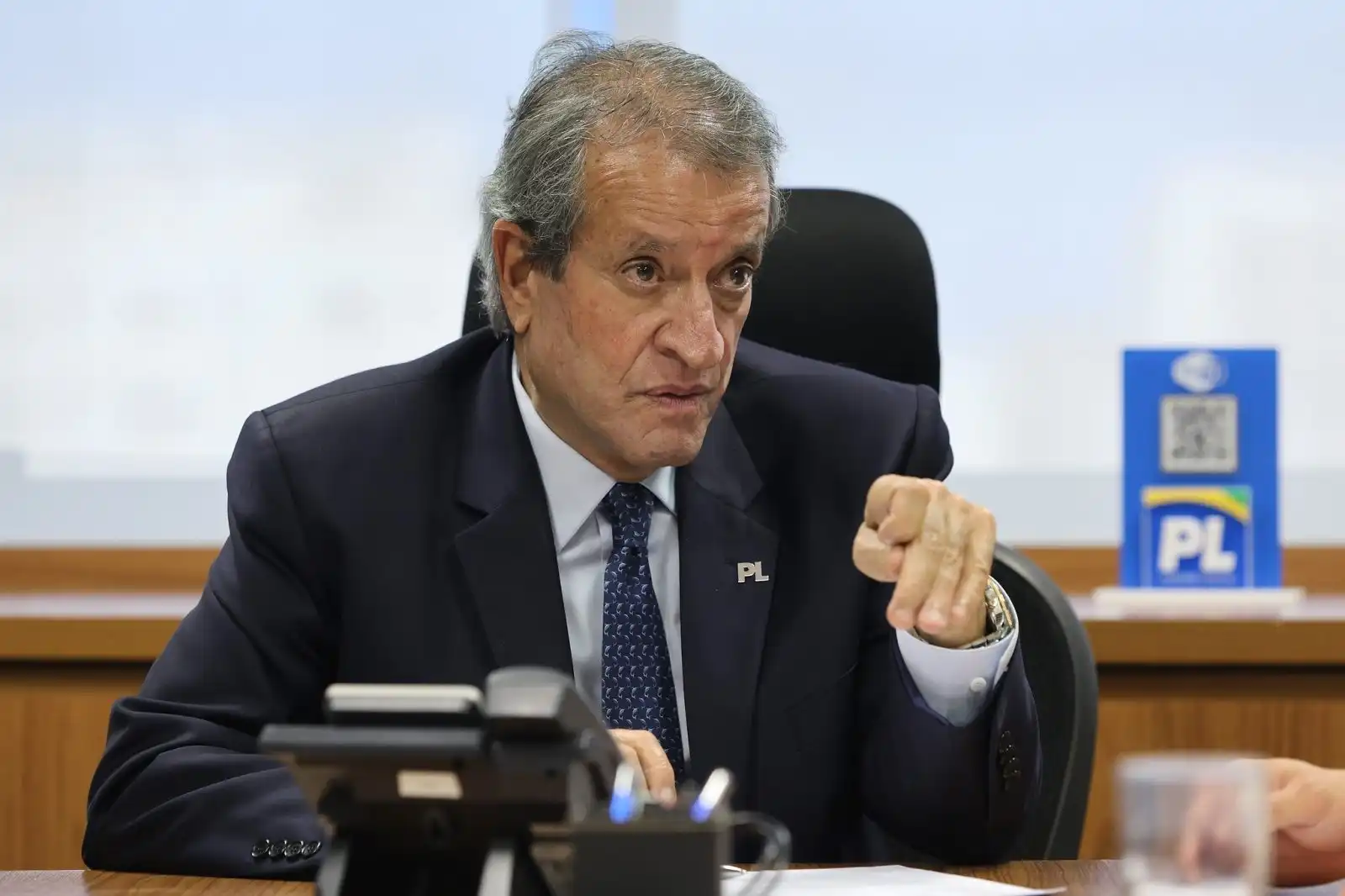 Imagem de Valdemar diz que PL rejeita carta de Flávio Bolsonaro após reunião com Jair Bolsonaro
