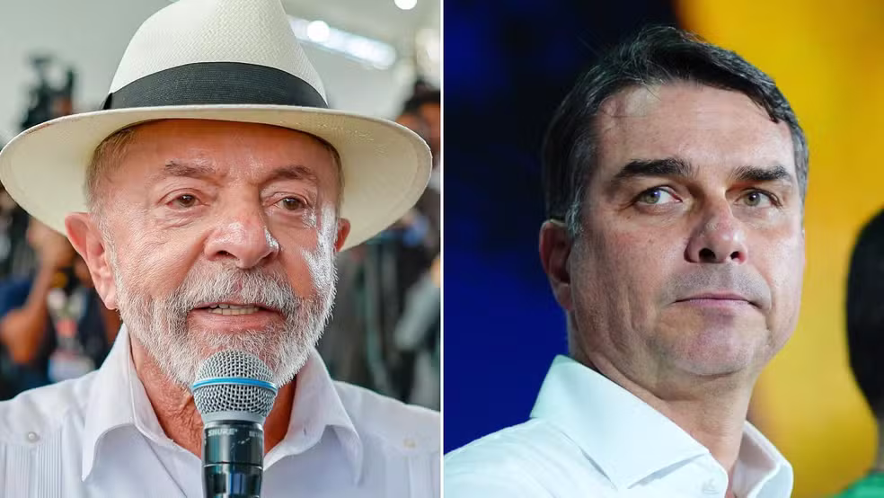 Imagem de Quaest: Lula e Flávio Bolsonaro empatam em 41% no segundo turno