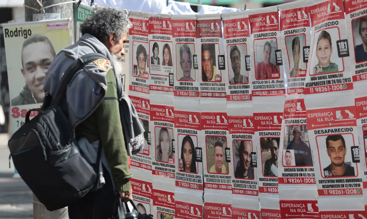Imagem de Brasil registrou 84,7 mil desaparecidos em 2025, média de 232 por dia