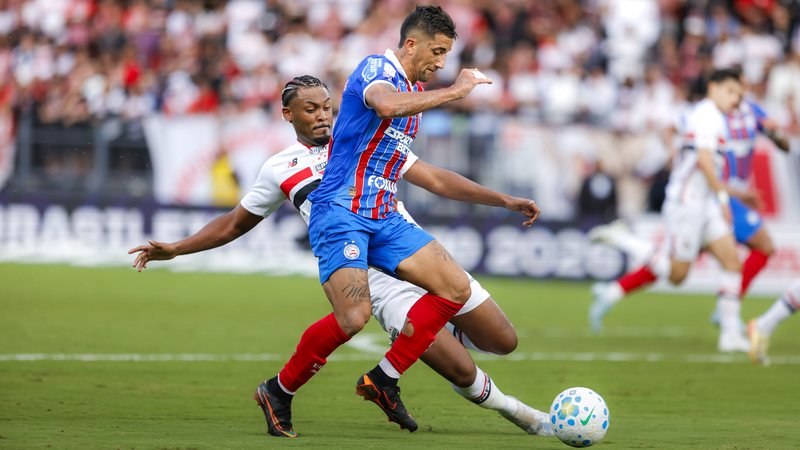 Imagem de Bahia enfrenta São Paulo nesta quarta na Fonte Nova em busca de recuperação no Brasileirão; veja onde assistir