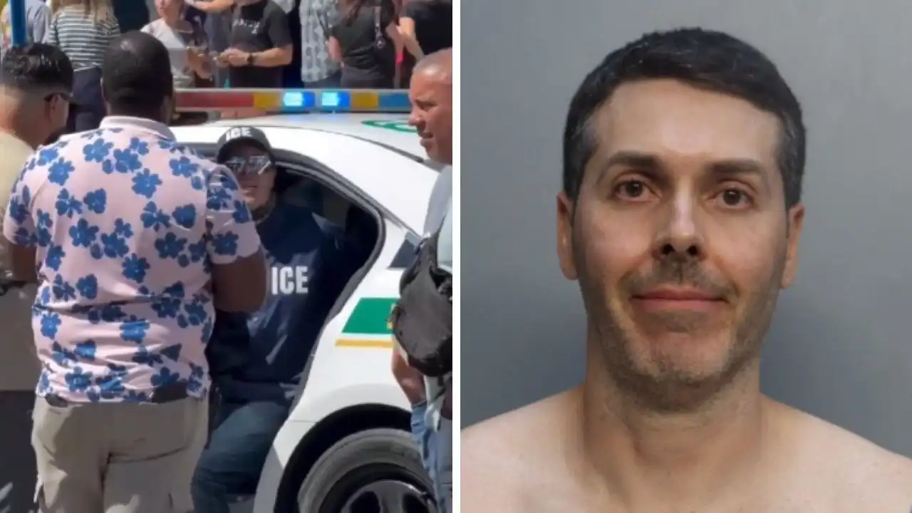 Imagem de Brasileiro é preso em Miami, nos EUA, ao votar com uniforme do ICE