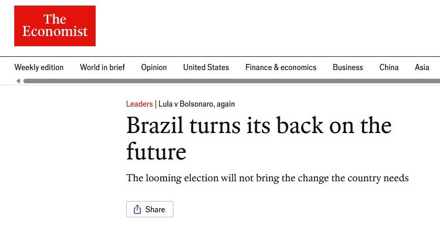 Matéria da revista The Economist.