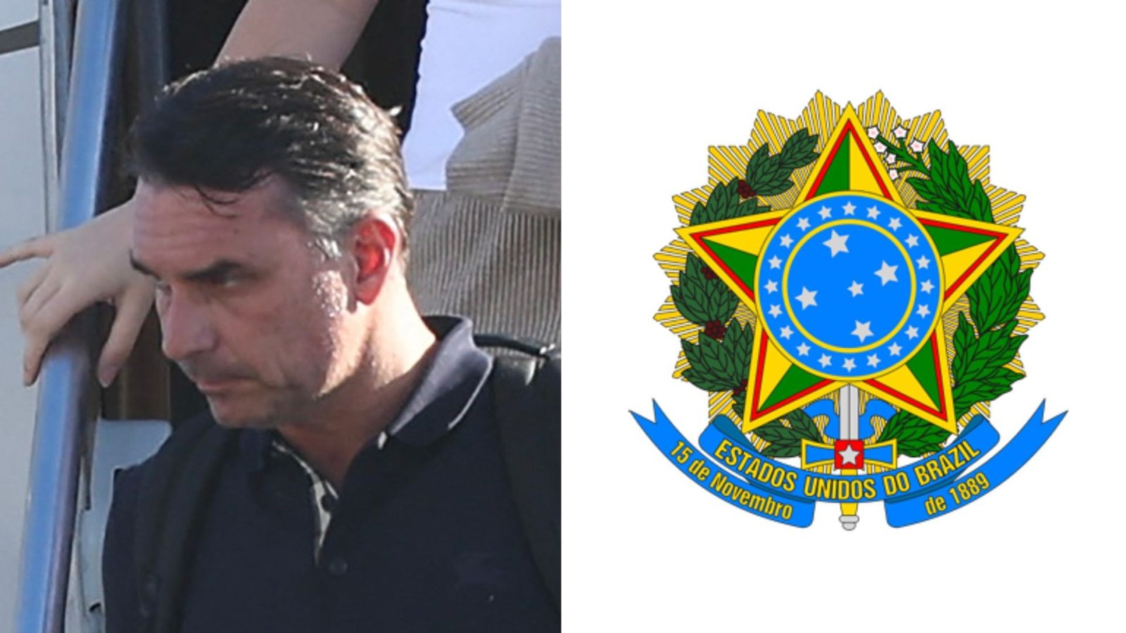 Flávio usa Brasão da República, com 'Estados Unidos do Brazil' escrito, em carta em que se autoproclama presidente