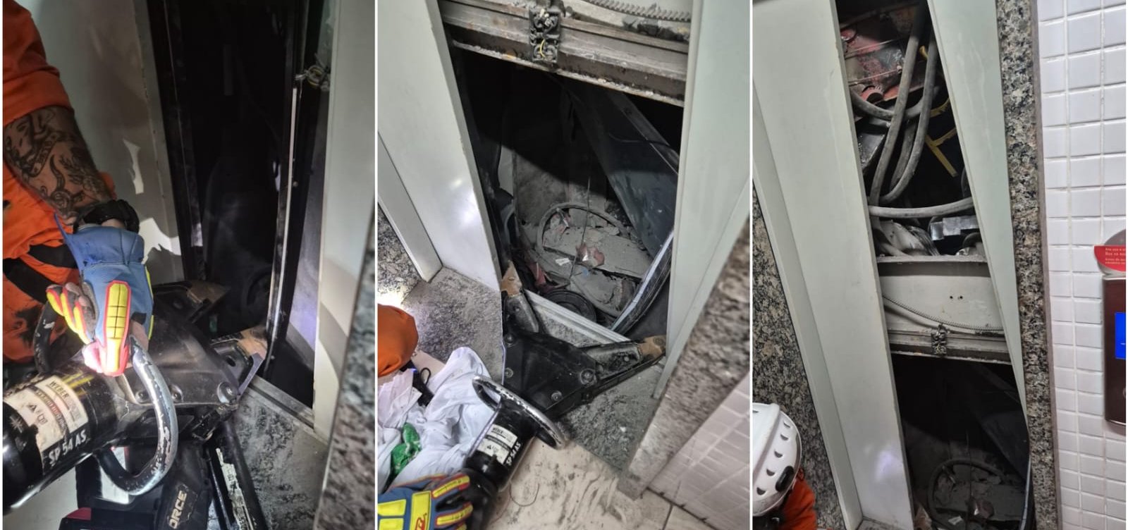 Imagem de Elevador despenca em prédio comercial de Salvador e deixa mulher ferida