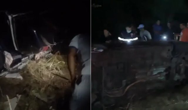 Imagem de Serrinha: 6 pacientes em tratamento de câncer morrem em acidente entre caminhão e carro