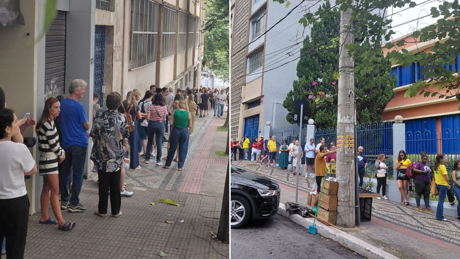 Eleitores enfrentam filas no início da votação do segundo turno em Belo Horizonte