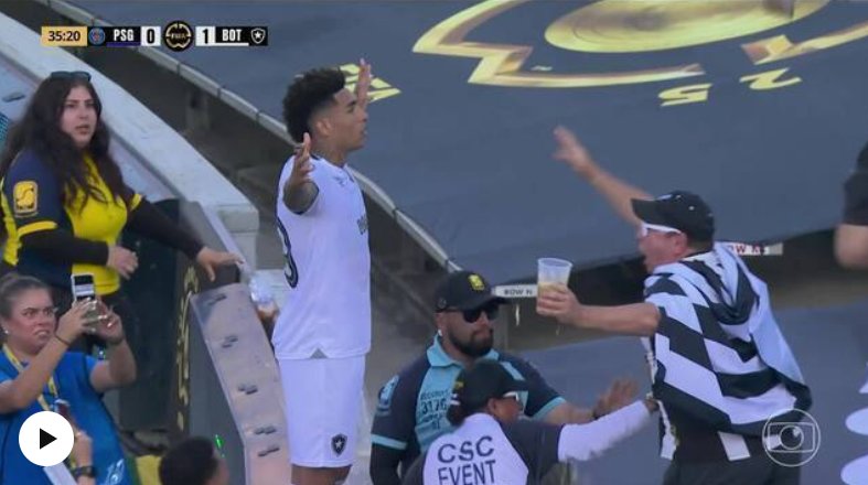 Imagem de Histórico! Botafogo vence o PSG e se aproxima de classificação na Copa de Clubes
