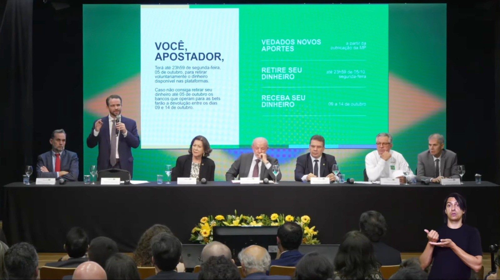 Lula anuncia probição das bets no Brasil.