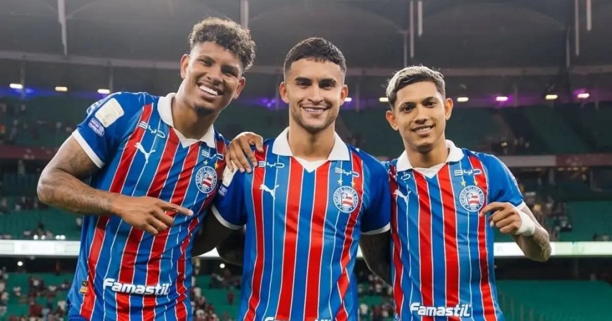 Imagem de Pulga e Marcos Victor pedem desculpas à torcida do Bahia após polêmica com Neymar