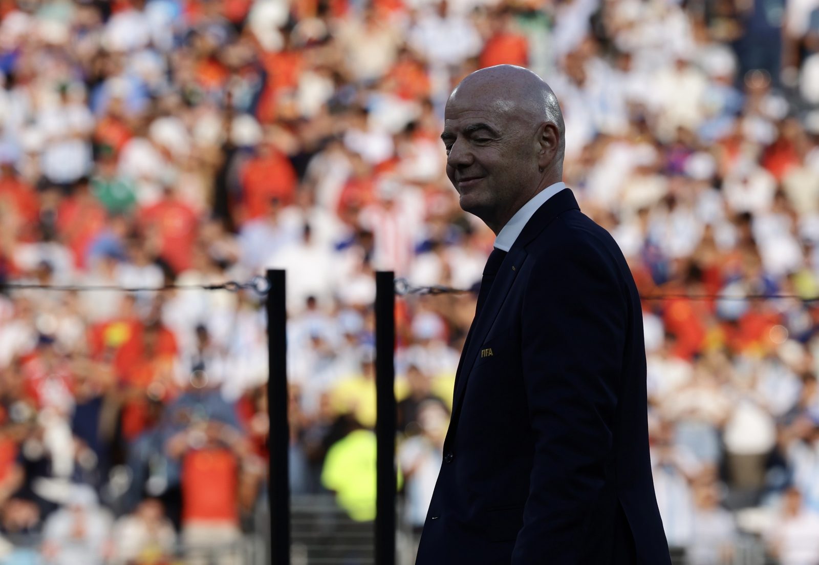 Gianni Infantino na final da Copa do Mundo 2026.