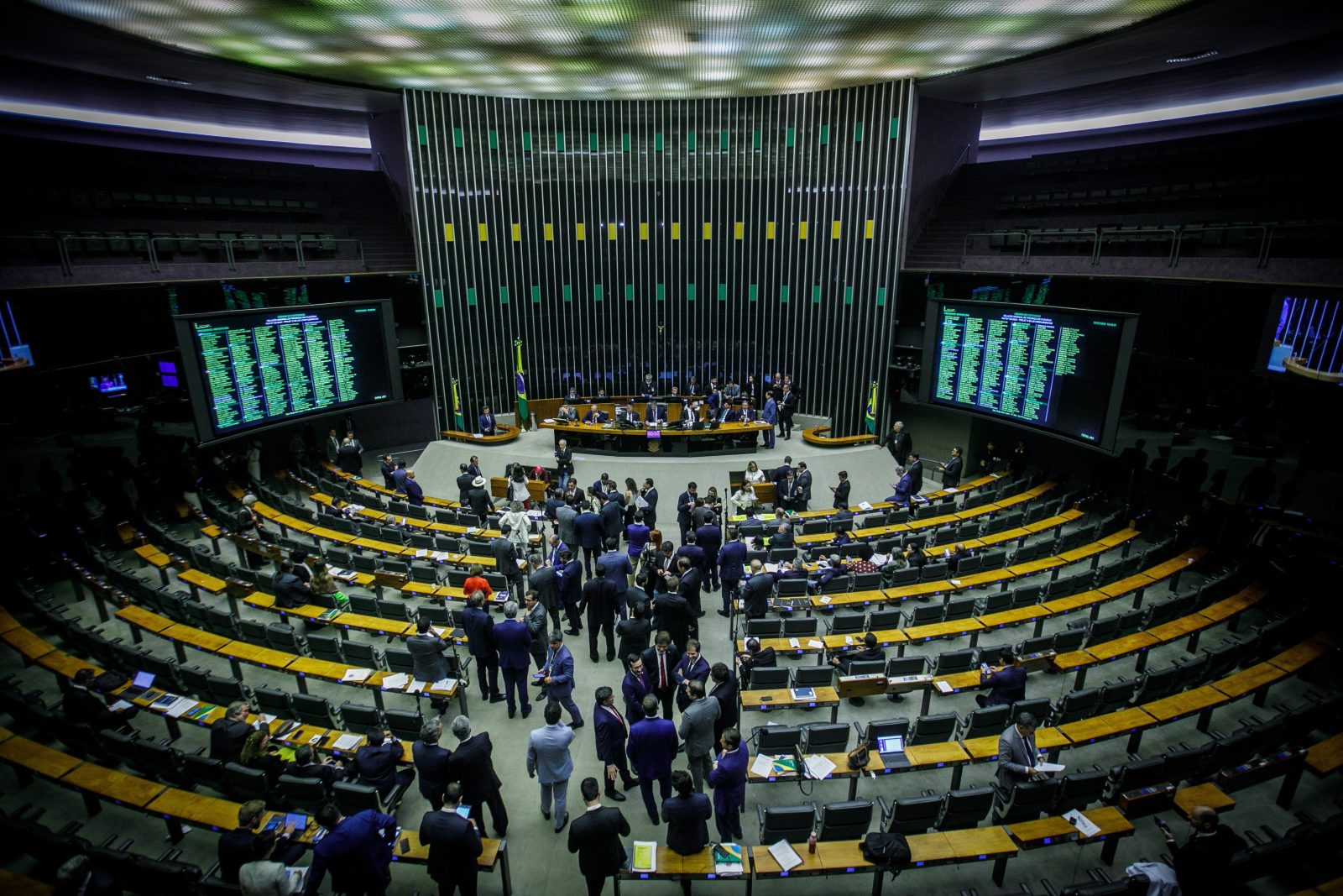 Plenário da Câmara dos Deputados durante votação