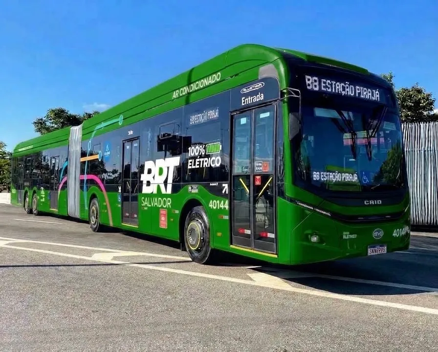 Imagem de BRT Salvador terá dez novos ônibus elétricos para ampliar conexões na cidade
