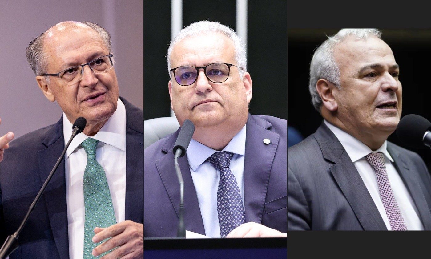 Geraldo Alckmin, Alfredo Gaspar e Julio Delgado