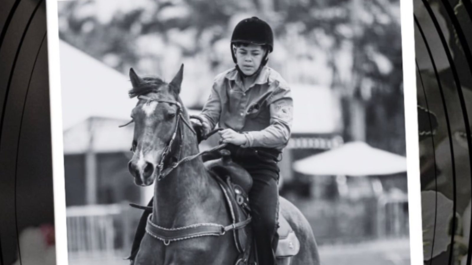 Bernardo Visona, de 13 anos, era bicampeão brasileiro de hipismo e considerado uma promessa do esporte