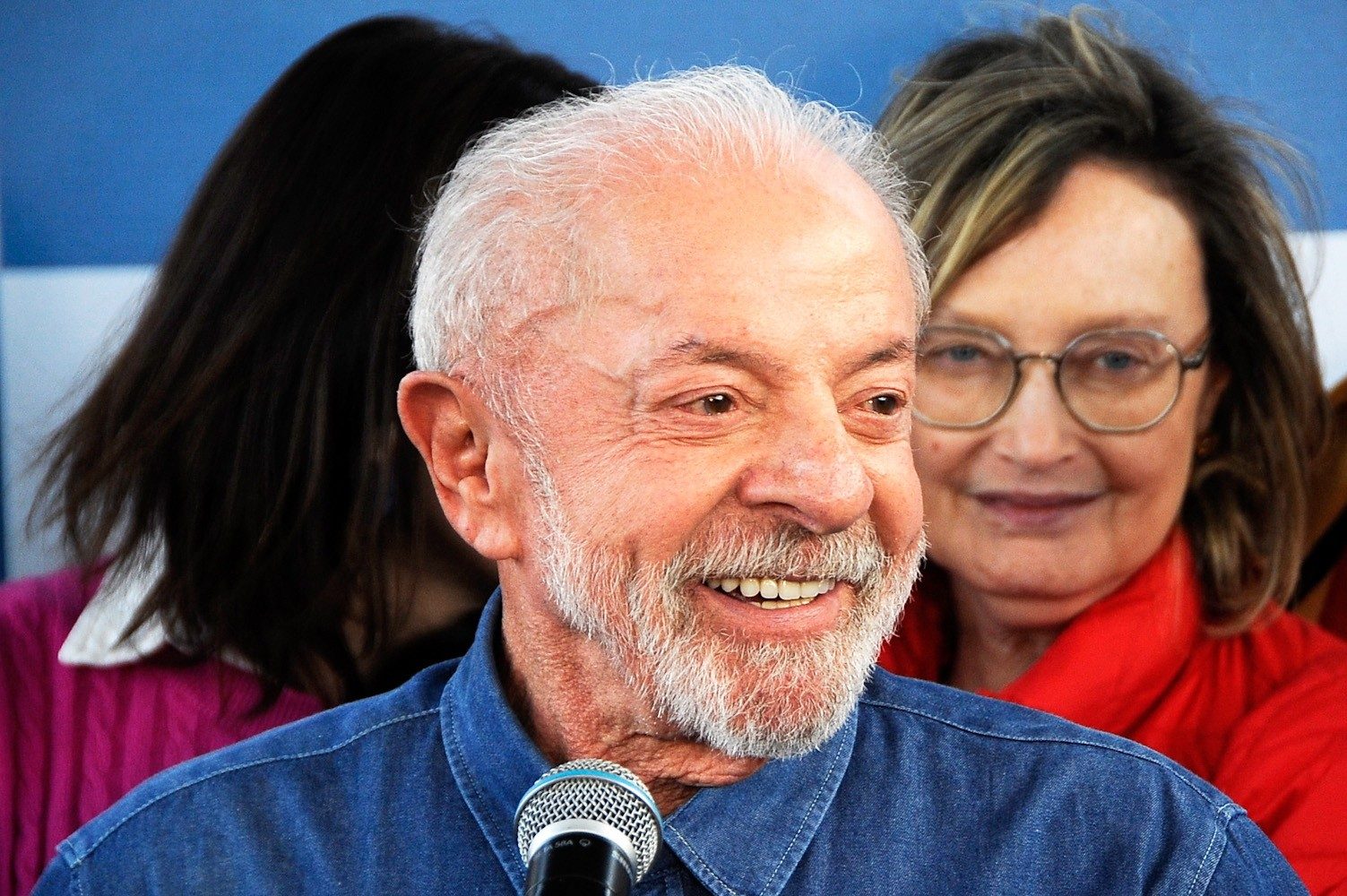 Presidente Lula durante campanha