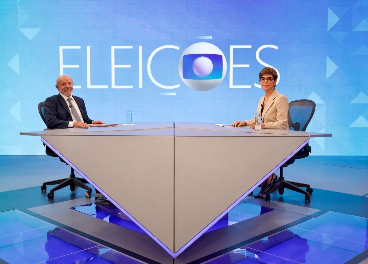 Lula é sabatinado na TV Globo