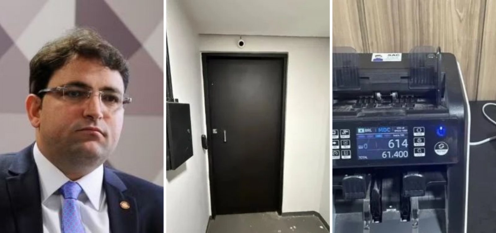 Imagem de PF encontra sala secreta com máquina de contar dinheiro em hangar de advogado investigado por lavagem de dinheiro